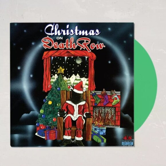 Christmas On Death Row Limited 2XLP Clear Green Vinyl Record Album - Picture 1 of 6
